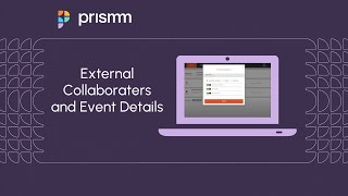 External Collaborators and Event Details [upl. by Ettelrahc]