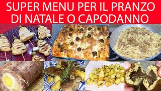 Menù del pranzo di Natale e Capodanno [upl. by Arramas]