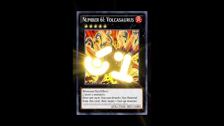 Yugioh Duel Links  Yuma and Number 61  Volcasaurus [upl. by Yrekcaz]