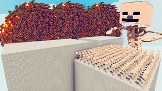 200x MINECRAFT SKELETON  1x GIANT vs EVERY GOD  Totally Accurate Battle Simulator TABS [upl. by Ntsud802]