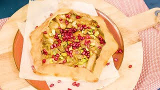 PearPomegranatePistachio Galette – Savory [upl. by Courtund]