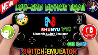 NYUSHU V10 🤯LOWEND DEVICE TEST SWITCH EMULATOR ANDROID [upl. by Alis572]