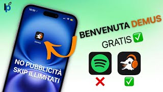 Addio Spotify DEMUS MUSICA GRATIS e SENZA PUBBLICITÀ su iPhone [upl. by Allisirp]