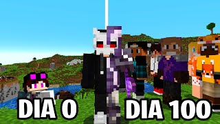 EU PASSEI 100 DIAS EM UM SERVIDOR HARDCORE DE MINECRAFT  O FILME [upl. by Oleusnoc514]