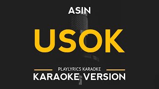 Usok  Asin Karaoke Version [upl. by Mihalco205]