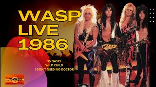 WASP LIVE 1986 [upl. by Elyrehc424]