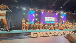 Cheer Extreme Sr Elite CheerSport Day 1 HIT [upl. by Ynnos348]