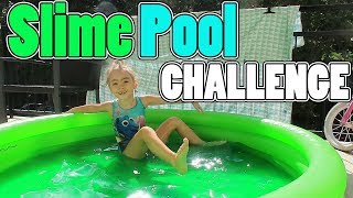 UNA PISCINA PIENA DI SLIME  SLIME POOL CHALLENGE [upl. by Marder]