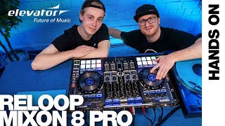 Hands On Reloop Mixon 8 Pro  4KanalMultiPlatformPerformanceController [upl. by Nnylyar]