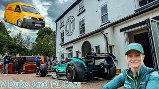 Hundreds Of VW Transporter Vans Takeover Caffeine amp Machine Aston Martin F1 Car Ft Jessica Hawkins [upl. by Nunciata777]