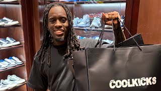 Kai Cenat Goes Shopping For Sneakers With COOLKICKS [upl. by Litta]