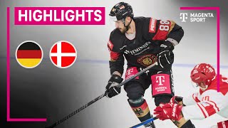 Deutschland  Dänemark  Highlights Deutschland Cup 2023  MAGENTA SPORT [upl. by Yunick]