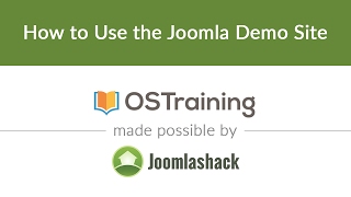 Joomla Beginner Class Lesson 4 How to Use the Joomla Demo Site [upl. by Ahseral]