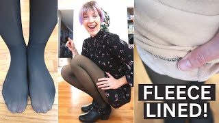 Fleece Lined Tights WHAT [upl. by Rahal]