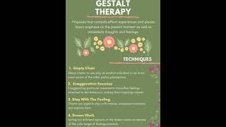 Gestalt Therapy Techniques [upl. by Natascha]