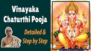 Vinayak Chaturthi Pooja Tamil  Sanskrit  Detailed Step by Step Guide of Ganesh Chaturthi Pooja [upl. by Neerak]