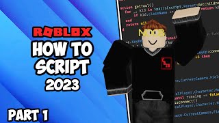 How To Script On Roblox 2023  Episode 1 Printing [upl. by Lovash]