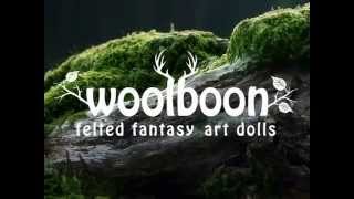 WoolBoon  felted fantasy art dolls [upl. by Ydner940]