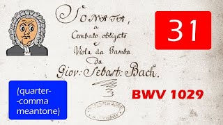 Bachs BWV 1029 1st movement arranged for Alto Sax tuned into E31 quartercomma meantone [upl. by Dihaz]