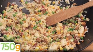 Recette du Véritable riz Cantonais  750g [upl. by Infeld223]