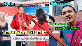 Video Viral Dewangga Ga tau males pengen beli truk Kini sudah Dewasa Dan ingin Beli mobil Fortuner [upl. by Daahsar]