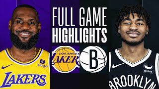 LAKERS at NETS  FULL GAME HIGHLIGHTS  March 31 2024 [upl. by Ssitnerp]