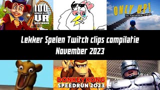 Lekker Spelen Twitch clips compilatie  November 2023 [upl. by Fowkes31]