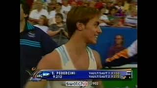 1999 Pan American Games  Mens Event Finals VT Incomplete Argentina TV coverage [upl. by Wilmer304]