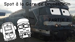 Spot à la Gare de Drusenheim ft terelsass172 Partie2  BB 67591 avec RRR 306 [upl. by Ginny743]