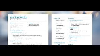 CV sur 2 pages  Senior  quotBinkinquot  Mycvfactory [upl. by Aerdnod]