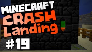 Minecraft Crash Landing 19 quotUnlimited Emeralds amp Creating Lifequot [upl. by Hammer]