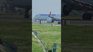 Turkish Airlines INSANE Takeoff in Lisbon Airport 2024 [upl. by Akenn538]