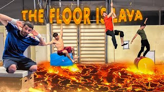 THE FLOOR IS LAVA PARKOUR CHALLENGE  ΜΗ ΠΑΤΗΣΕΙΣ ΚΑΤΩ [upl. by Richmound]