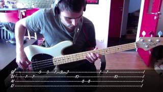 RHCP  Californication Bass Cover with Tab [upl. by Ervine]