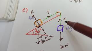 A Level Maths  Mechanics  Connected Particles 3 of 6 [upl. by Elsilrac]