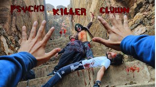 PSYCHO KILLER CLOWN VS PARKOUR POV  PART 1 [upl. by Idolah]