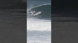 2nd Barrel Is Deeep surfing surfingbali surfers [upl. by Nirrep]