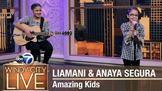 Liamani and Anaya Segura  Amazing Kids  “Photograph” by Ed Sheeran [upl. by Elvina]