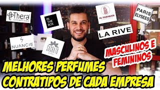 OS 20 MELHORES CONTRATIPOS DE CADA EMPRESA  Perfumes Masculinos e Femininos Nacionais e Importados [upl. by Maisey]