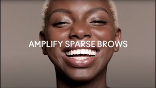 HOW TO Amplify Sparse Brows  MAC Cosmetics [upl. by Eylsel]