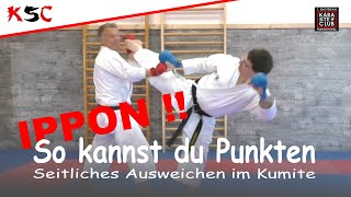 SO kannst du Punkten  Seitliches Ausweichen im Kumite [upl. by Doreen305]