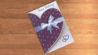 Handmade Birthday card Pop up card [upl. by Llerref763]