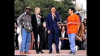 CORREVA LANNO 1994 KARAOKE A BORDIGHERA CON FIORELLO quotLITALIANOquot DI TOTO CUTUGNO [upl. by Tamas449]