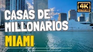 Explore The Stunning Celebrity Mansions In Miami 🏠🌟【hdr 4k】 [upl. by Anis329]