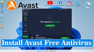 ✅ How To Download And Install Avast Free Antivirus On Windows 1110 [upl. by Dell]