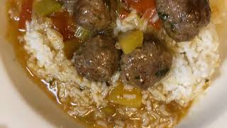 Instant Pot Sweet amp Sour Meatballs With Rice [upl. by Ahsiat]