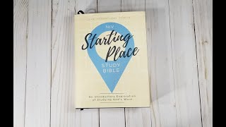 NIV Starting Place Study Bible [upl. by Ailssa174]