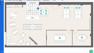 Book your desk from floor map Really cool skeddacom demo [upl. by Murial443]