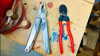 Knipex Mini Bolt Cutter vs Leatherman Surge knipex leatherman fyp edc tools [upl. by Koressa727]