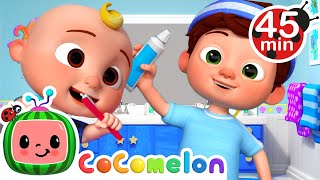 Brush Your Teeth  Little Angel amp Cocomelon Nursery Rhymes [upl. by Ree]